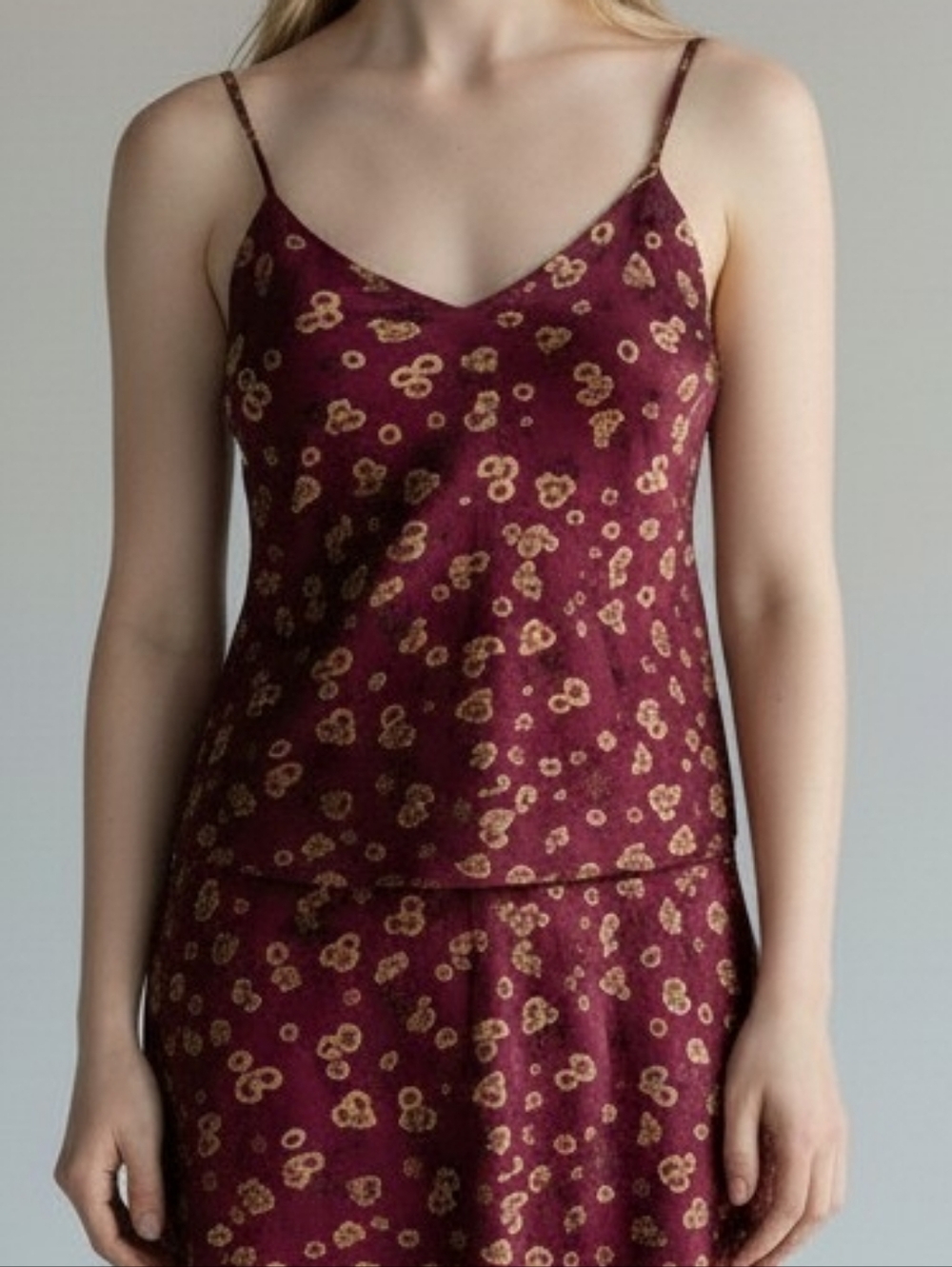 Brandy Melville Slim Mini Dress In Floral Daisy Print One Size